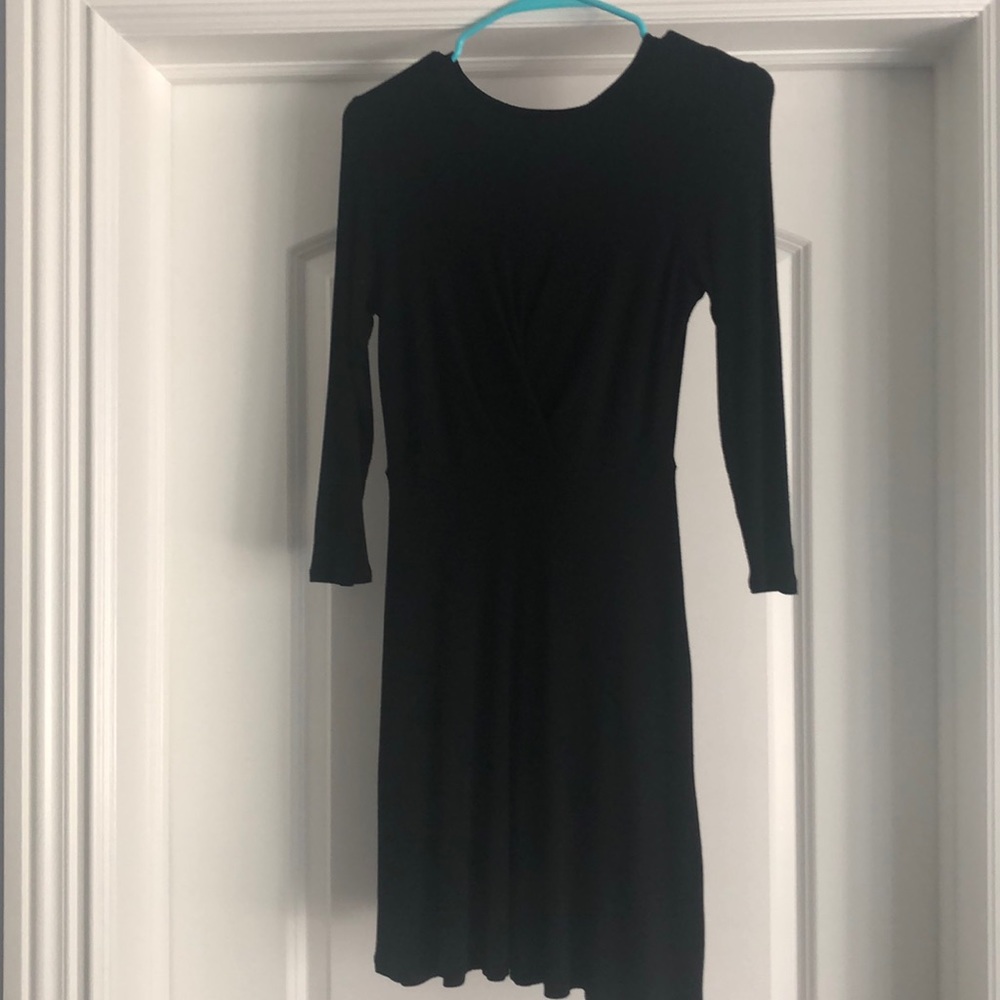 Aqua from bloomies ribbed black dress